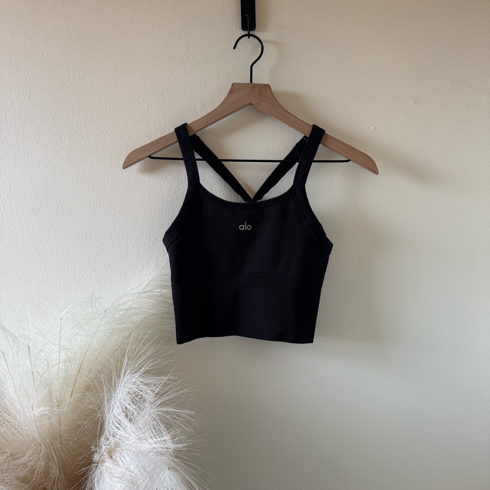 ALO Yoga Seamless Ribbed Favorite Bra Tank